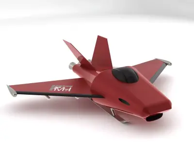Rocketplane fighter jet Free 3D model