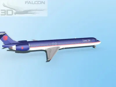 Falcon3D MD-80 Lion 3D model