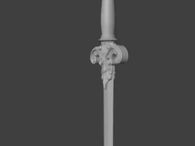 Jade Fantasy Dagger 3D model