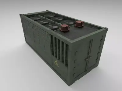 Mobile Power Generator 3D model