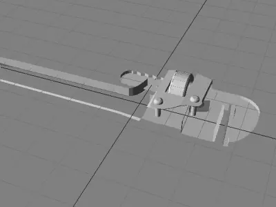 Mechanical Handtools - Pipe Wrench 3D model