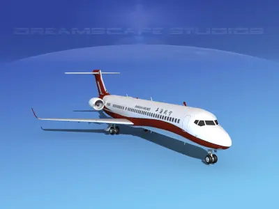 Comac ARJ21-900 Shanghai  3D model