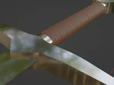 medieval sword 2k Low-poly 3D model