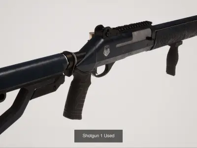 Shotgun Collection 3D Model Pack