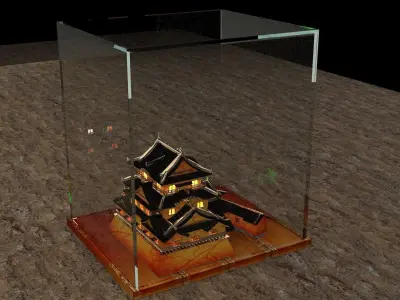 Chinese ancient house  3D model order
