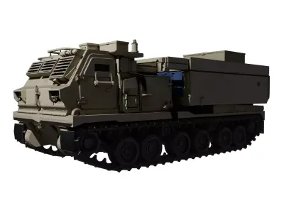 Israeli Defence Forces M270 MLRS 3D model