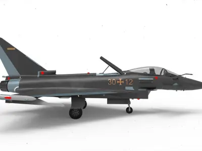 Eurofighter Typhoon 3D model from CGTrader
