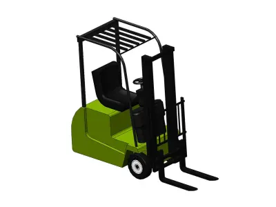 Forklift truck 3D model V1