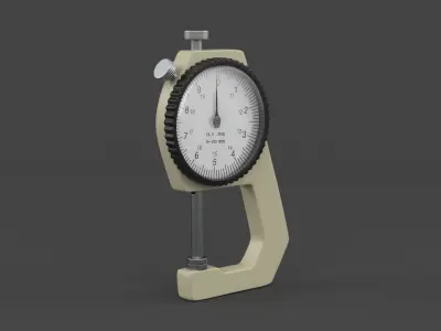 Thickness Gauge Measure Tester 3D model
