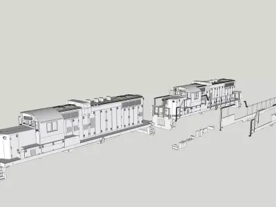 GP10 Paducah Geep N Scale 3D print model