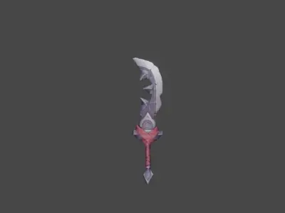 Zeloeman Sword A 41 Low-poly 3D model