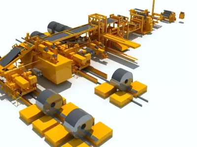 Steelmaking Equipment 3D model