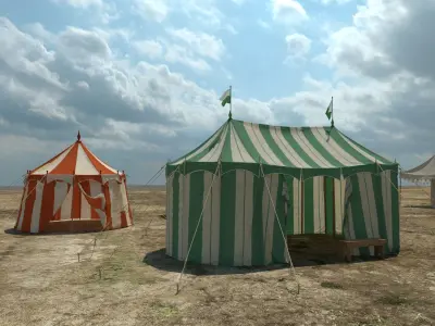 Tents 3D model