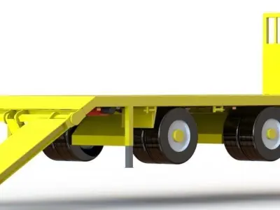 Mini Semi - trailer  3D model