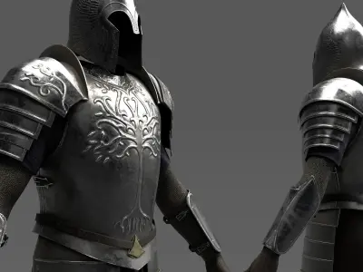 Gondor Soldier Armor - The Lord of the Rings Low-poly 3D model