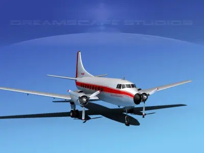 Martin 202 East Coast Flying Service 3D model