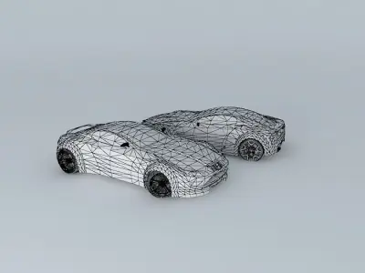 Racing car  Free 3D model