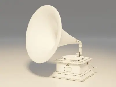 Phonograph 3D model