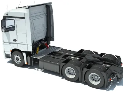 Generic Semi Truck 3D model order