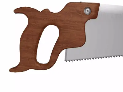 Hand saw 3D model order