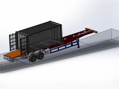 Hydraulic Dock Leveler 3D model