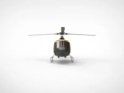 Helicopter Airbus H125 3D model