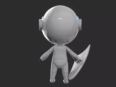 robot humanoid 3D model purchase
