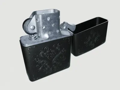 Lighter 3D model get