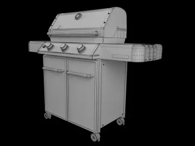 BBQ Genesis Weber 3D model