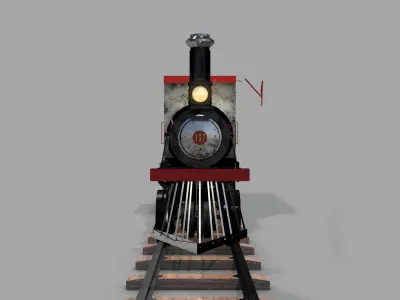Train 1891 AJHuber 3D model