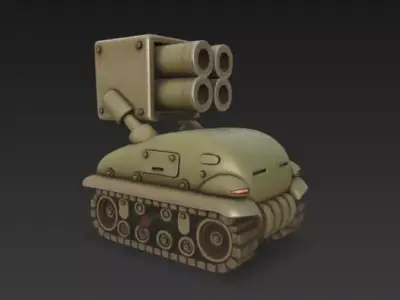 Metal Slug Missile Luncher 02 3D print model