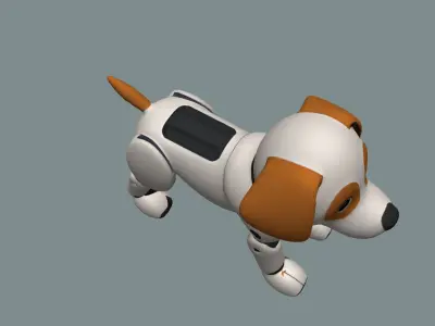 Cute Robotic Dog 3D model