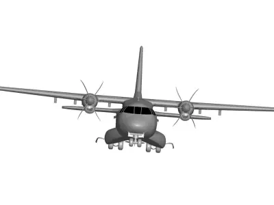 Airbus C295 3D model purchase