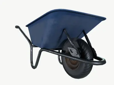 wheelbarrow 3D model 3