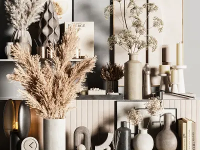 decorative set 48 3D model