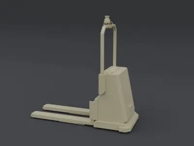 Automated Guided Vehicle - Low Poly Free low-poly 3D model