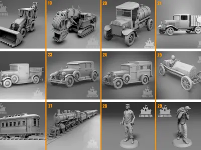 Industrial architecture 3D Model Pack