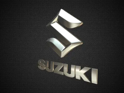 suzuki logo 3D model