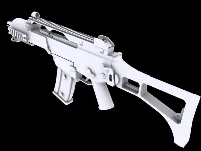 A kind gun call KGE 36 3D model