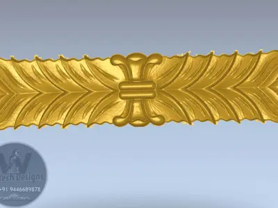 3D DOOR CENTER PART 3D model