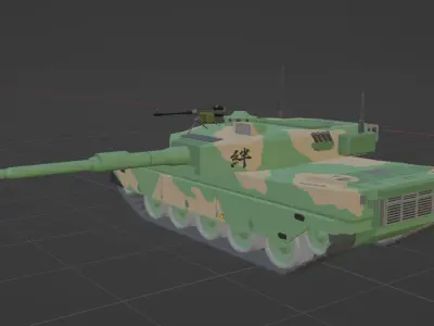 90sikitank Free 3D model