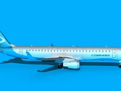Embraer Emb-190 Cobham 1 3D model