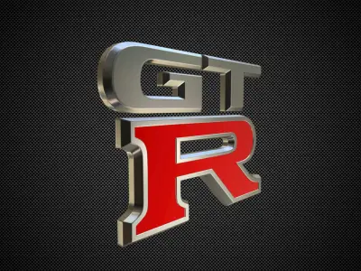 gtr logo 3D model