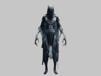 Fantasy Character 3D Model - Mystical Humanoid Low-poly 3D model