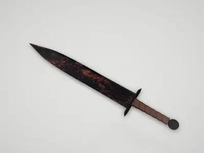 Game asset Aged Elegance Weapon 3D model