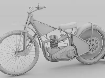 Speedway Bike 3D model
