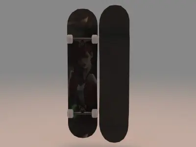 Arcane Vi Skateboard 01 3D model