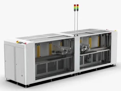 Automatic PCB Unloading Conveyor 3D model
