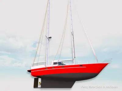Feltz Scorpion III Sailboat  3D model
