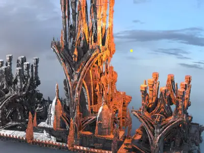 Minerva Tower walkways 3D model